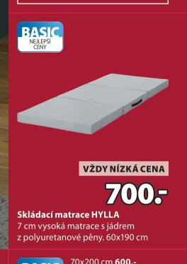 Skládací matrace HYLLA