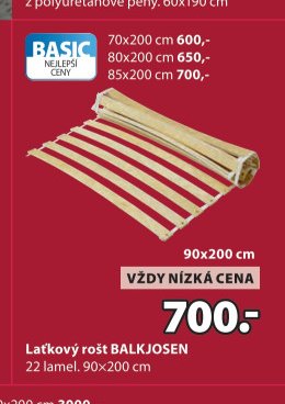 Laťkový rošt BALKJOSEN