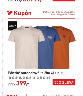 Pánské outdoorové tričko »Luni«