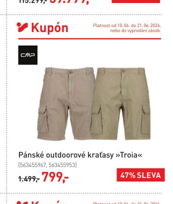 Pánské outdoorové kraťasy »Troia«