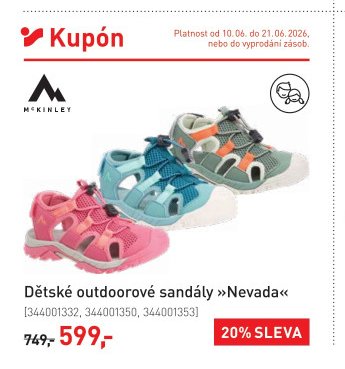 Dětské outdoorové sandály »Nevada«