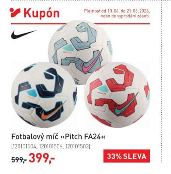 Fotbalový míč »Pitch FA24«