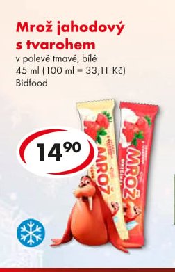Mrož jahodový s tvarohem - CBA aktualniletaky.eu