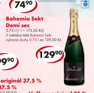 Bohemia Sekt Demi sec - CBA aktualniletaky.eu