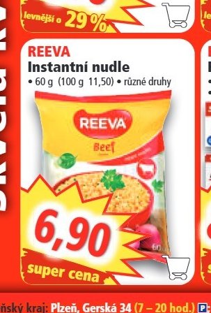 REEVA Instantní nudle