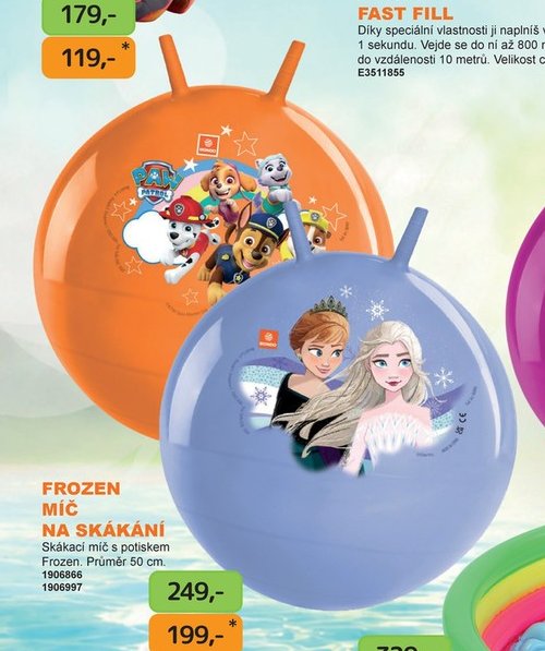 FROZEN MÍČ NA SKÁKÁNÍ