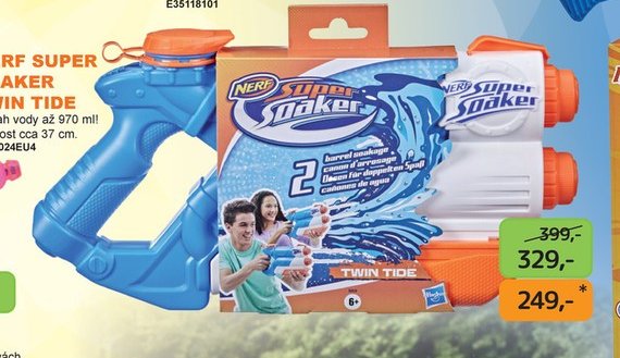 NERF SUPER SOAKER TWIN TIDE