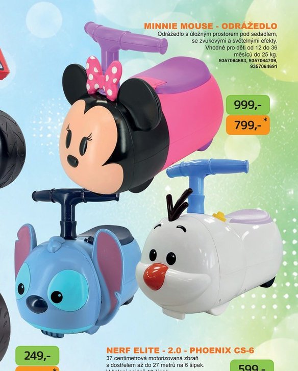 MINNIE MOUSE - ODRÁŽEDLO