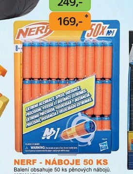 NERF - NÁBOJE 50 KS