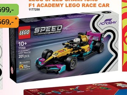 LEGO SPEED CHAMPIONS F1 ACADEMY LEGO RACE CAR