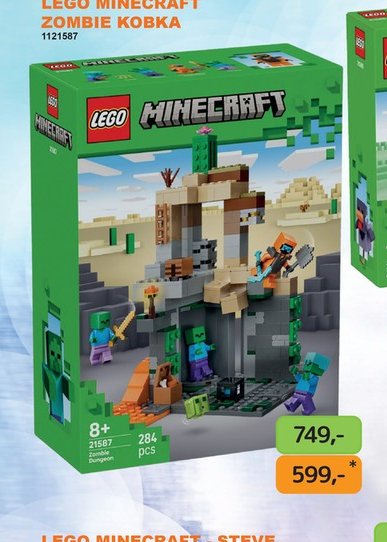 LEGO MINECRAFT ZOMBIE KOBKA