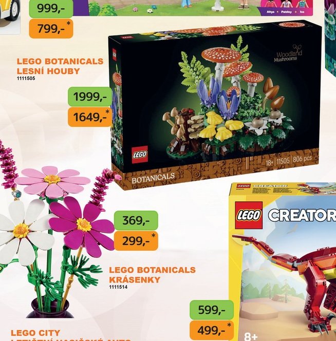 LEGO BOTANICALS - LESNÍ HOUBY