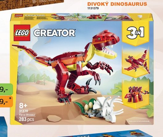 LEGO CREATOR - DIVOKÝ DINOSAURUS