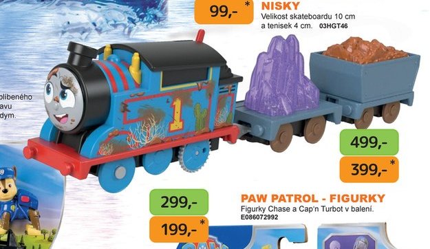THOMAS & FRIENDS MAŠINKA S VAGÓNMI