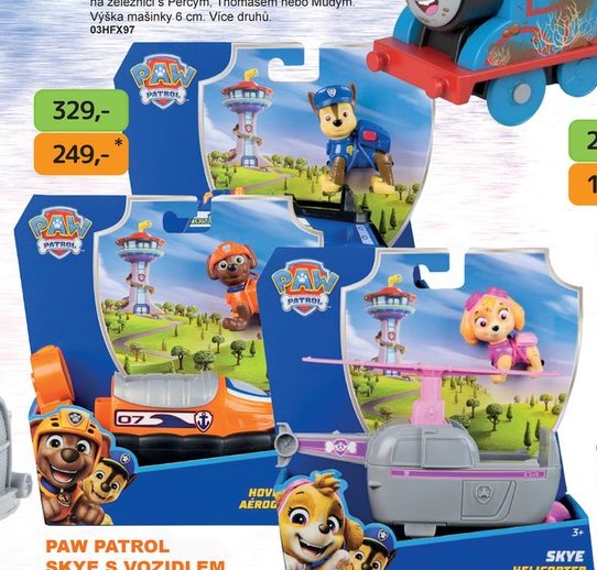 PAW PATROL SKYE S VOZIDLEM