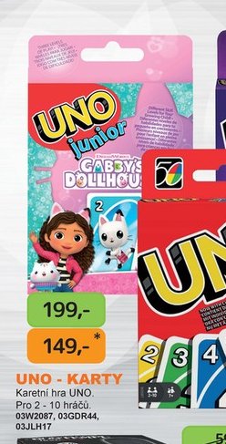 UNO Junior Gabby's Dollhouse