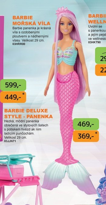 BARBIE MOŘSKÁ VÍLA