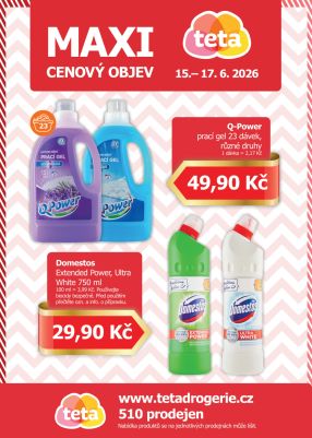 aktuální leták Teta drogerie 15.6.2026-17.6.2026