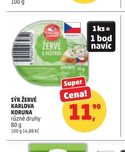 Sýr Žervé Karlova Koruna - Penny Market aktualniletaky.eu