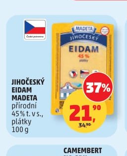 JIHOČESKÝ EIDAM MADETA 100 g - Penny Market aktualniletaky.eu
