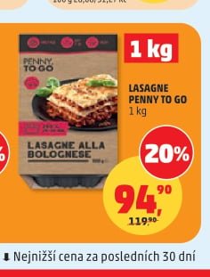 LASAGNE PENNY TO GO - Penny Market aktualniletaky.eu