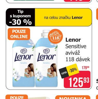 Lenor Sensitive aviváž 118 dávek