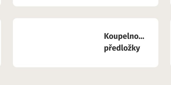Koupelnové předložky