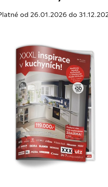 Katalog XXXL inspirace v kuchyních