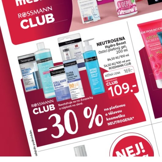Neutrogena Hydro Boost čistící pleťový gel