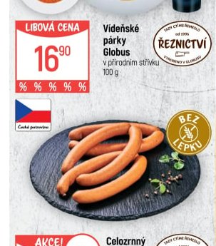Vídeňské párky Globus 100 g
