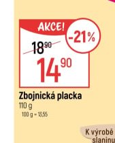 Zbojnická placka 110 g