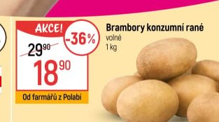 Brambory konzumní rané 1 kg