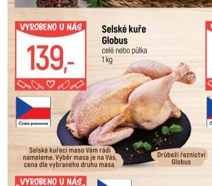 Selské kuře Globus
