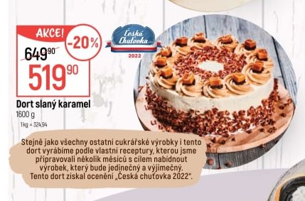Dort slaný karamel