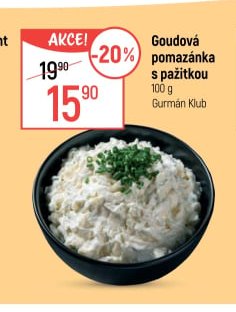 Goudová pomazánka s pažitkou