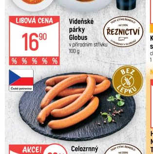Vídeňské párky Globus