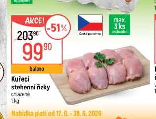 Kuřecí stehenní řízky