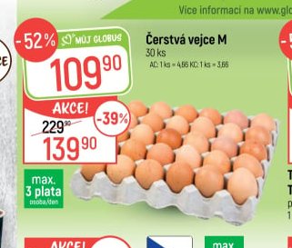 Čerstvá vejce M