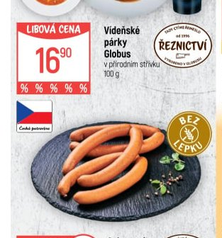 Vídeňské párky Globus