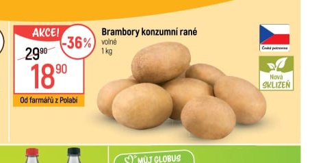 Brambory konzumní rané
