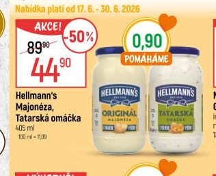 Hellmann's Majonéza, Tatarská omáčka - Globus aktualniletaky.eu