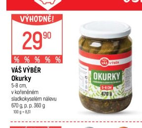 Váš Výběr Okurky