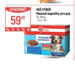 Váš Výběr Masové kapsičky pro psy