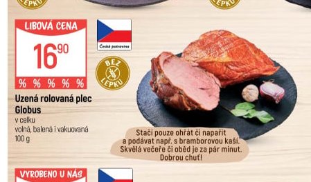 Uzená rolovaná plec Globus