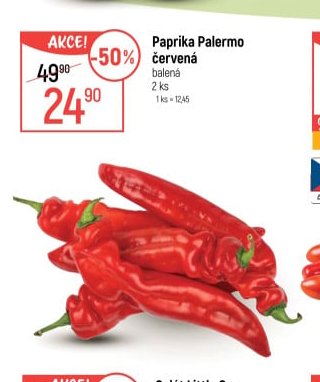 Paprika Palermo červená