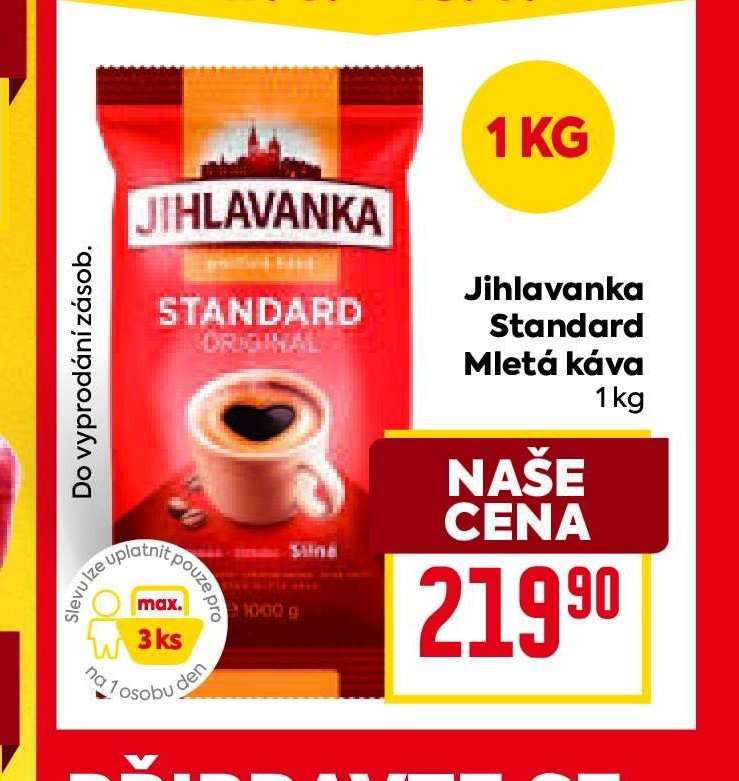 Jihlavanka Standard Mletá káva - Penny Market aktualniletaky.eu