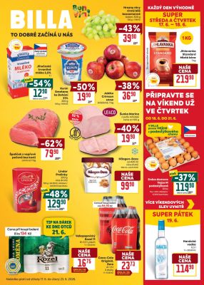 aktuální leták BILLA 17.6.2026-23.6.2026