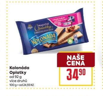 Kolonáda Oplatky - BILLA aktualniletaky.eu