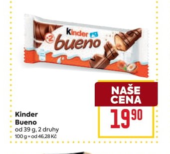 Kinder Bueno - BILLA aktualniletaky.eu