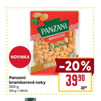Panzani bramborové noky - BILLA aktualniletaky.eu